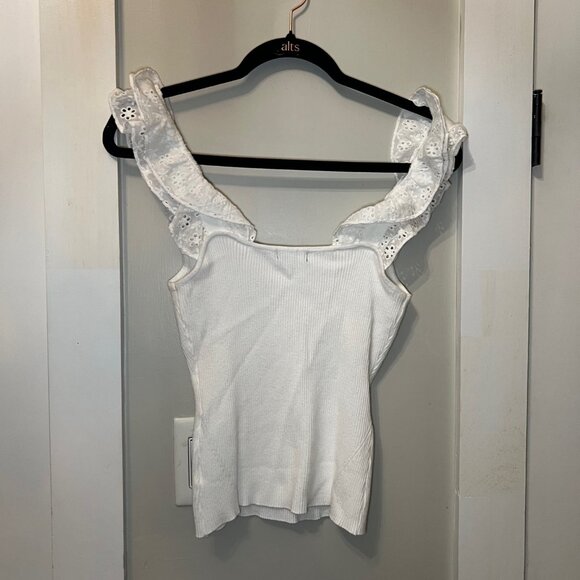 Robertson + Rodeo Mariah Top in White, Size Small NWT - Picture 7 of 7